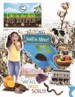 Product Description: This is a high resolution (20.8 MB) PDF for local printing. Designed for students in grades K-1.Link to the PDF file will be sent to the customer.Topurchaseprinted 2019Stewardship materials please visit theGoetz Printing storefrontto “print-on-demand” high-quality materials.</br></br>TOPICS:</br>• Familiarize themselves with the ways they interact with</br>soil on a daily basis.</br>• Differentiate between living and nonliving</br>components of soil.</br>• Realize the connection between soil and items such</br>as food, furniture, etc.</br>• Explain the role of parent materials in soil formation.</br>• Recognize that soils can be many different colors due to</br>rock and mineral content.</br> 2019 Level 1 Student Booklet