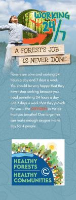 Product Description: This is ahigh resolution (4.42 MB)PDF file for local printing. Great product for your schools, libraries and community outreach efforts around the topic of trees and their importance.</br></br>After the order is placed, the link to the PDF file will be sent to the customer.To purchase printed 2021Stewardship materials please visit theGoetz Printing storefrontto “print-on-demand” high-quality materials.</br> 2021 Bookmark "Healthy Forests,Healthy Communities