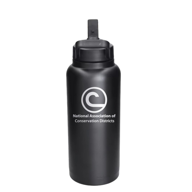 Product Description: Double-wall vacuum insulation ensures your cold drinks stay cold and your hot drinks stay hot, plus it ensures sweatproof performance so you don't get wet, freezing, or scalded hands when you grab a drink, and it won't leave a ring wherever you set it down. The rustproof, durable 18/8 stainless steel construction stands up to your lifestyle, and the leakproof flip straw makes drinking easy and mess-free. This BPA-free insulated bottle boasts a finger loop so it's easy to take on your adventures, plus it's dishwasher safe for easy cleanup.</br></br>ENGRAVED: Conservation C Logo</br></br>Double-wall vacuum insulation</br>Keeps your drink the temperature you want</br>Sweatproof performance won't leave a ring</br>Rustproof 18/8 stainless steel construction</br>Lid boasts a finger loop for easy carrying</br>Flip-up, leakproof straw</br>Dishwasher safe</br>BPA-free</br> 32 Oz. Conservation C Logo Engraved Water Bottle