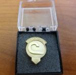 Product Description: Out of stock until late August 2026. Preorder now to reserve yours. </br></br>Honor and recognizeyour employees' years of dedicationand hard work with a service pin!All of our service pins are polished brass.</br> District Official Pin - 5 years Preorder