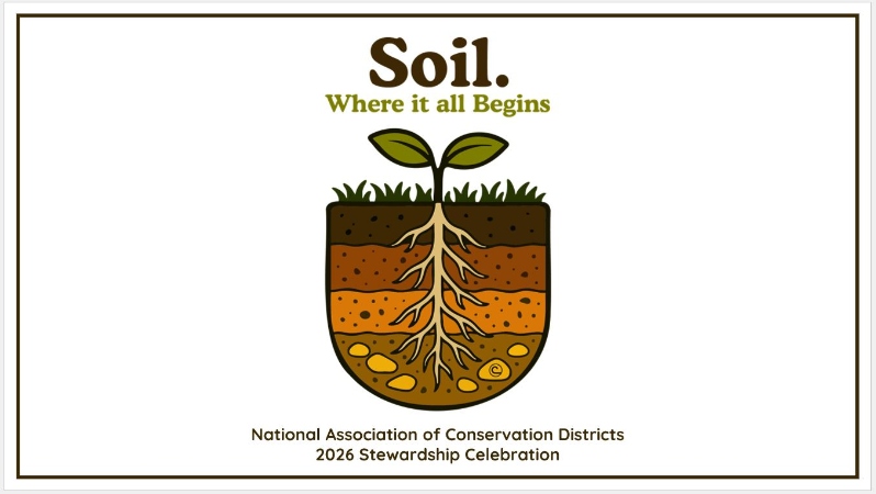 Product Description: NACD Stewardship 2026 Classroom Presentation“Soil. Where It All Begins.”</br></br>This ready-to-customize PowerPoint presentation introduces students to the history of conservation districts, the importance of healthy soil, and the 2026 NACD Stewardship and Education theme, Soil. Where It All Begins. The presentation also includes details about the NACD Poster Contest and how students can participate creatively while learning about conservation.</br></br>Designed for K–5classrooms, this resource helps teachers and conservation district educators explain soil science concepts, connect conservation history to modern practices, and inspire stewardship through interactive discussion. Each slide includes clear educational messaging aligned with the national theme, along with a set of notes to support classroom instruction and discussion.</br></br>Customization Required Before Use:</br></br>Update the district name and contact information on the introductory slide.</br></br>Review and personalize the local district contest information slide with current deadlines, contact names, and entry procedures.</br></br>Delete the instruction note onslide 4 before sharing or presenting.</br></br>Verify that all content reflects your district’s preferred terminology and branding prior to classroom distribution.</br></br>Once customized, the presentation is ready to use for classroom visits, outreach events, or virtual learning sessions that promote soil conservation and stewardship.</br> 2026 Stewardship Classroom Presentation