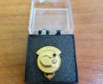 Product Description: Honor and recognizeyour employees' years of dedicationand hard work with a service pin!All of our service pins are polished brass.</br> District Official Pin - 40 years